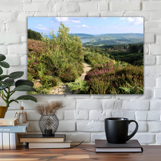 Canvas Art. Scottish Landscapes & Seascapes. Goatfell Mountain Trail. Isle of Arran. Scotland.