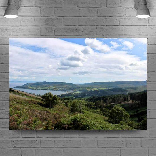 Canvas Art. Scottish Landscapes & Seascapes. Goatfell Mountain Trail. Isle of Arran. Scotland.