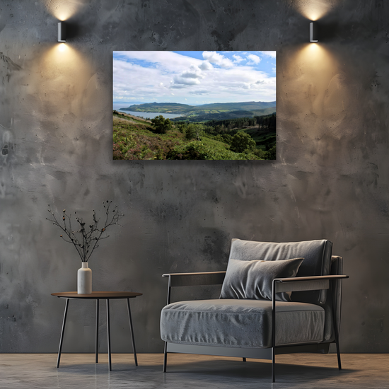 Canvas Art. Scottish Landscapes & Seascapes. Goatfell Mountain Trail. Isle of Arran. Scotland.