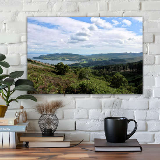 Canvas Art. Scottish Landscapes & Seascapes. Goatfell Mountain Trail. Isle of Arran. Scotland.