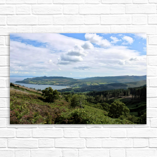 Canvas Art. Scottish Landscapes & Seascapes. Goatfell Mountain Trail. Isle of Arran. Scotland.