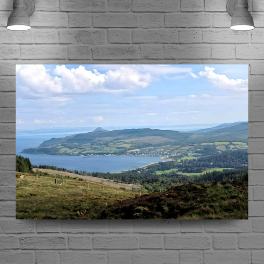 Canvas Art. Scottish Landscapes & Seascapes. Goatfell Mountain Trail. Isle of Arran. Scotland.