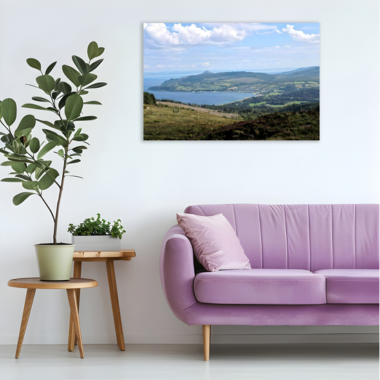 Canvas Art. Scottish Landscapes & Seascapes. Goatfell Mountain Trail. Isle of Arran. Scotland.