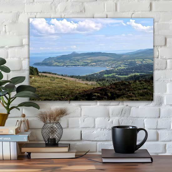 Canvas Art. Scottish Landscapes & Seascapes. Goatfell Mountain Trail. Isle of Arran. Scotland.