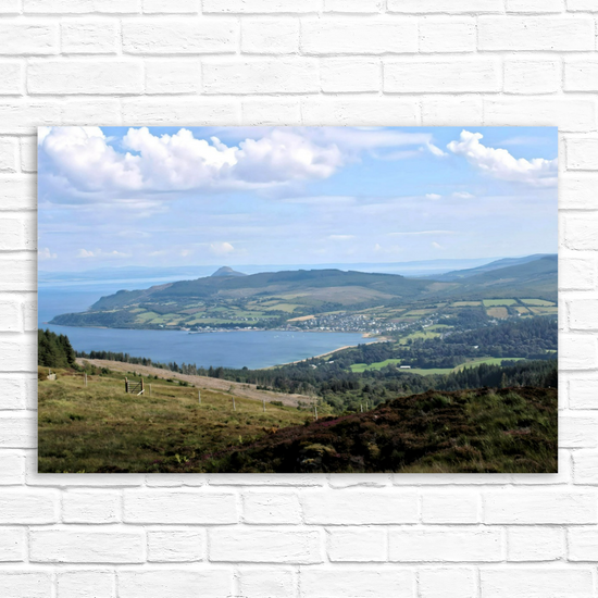 Canvas Art. Scottish Landscapes & Seascapes. Goatfell Mountain Trail. Isle of Arran. Scotland.