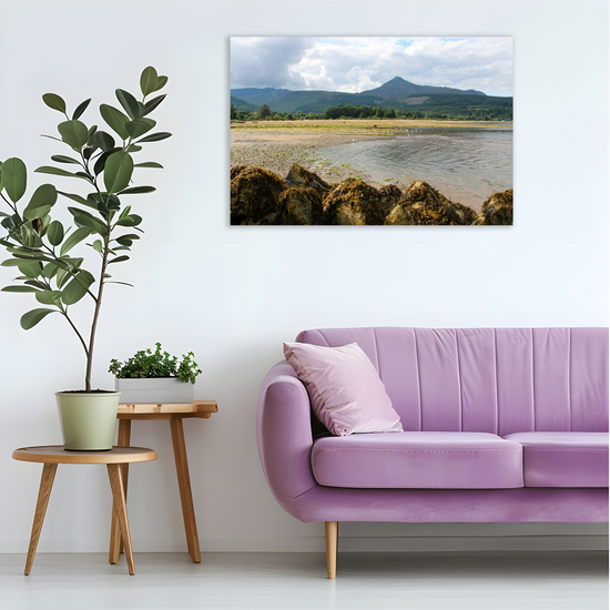 Canvas Art. Scottish Landscapes & Seascapes. Brodick. Goatfell Mountain. Isle of Arran. Scotland.