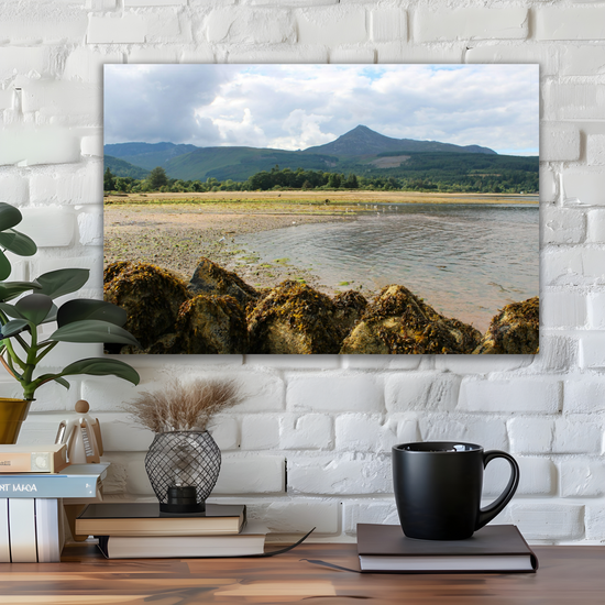 Canvas Art. Scottish Landscapes & Seascapes. Brodick. Goatfell Mountain. Isle of Arran. Scotland.