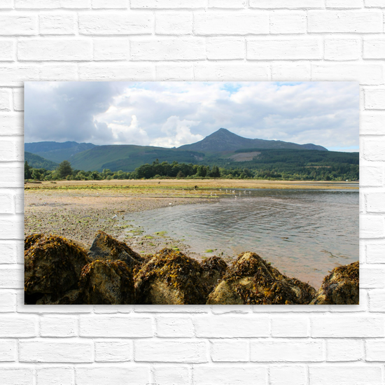Canvas Art. Scottish Landscapes & Seascapes. Brodick. Goatfell Mountain. Isle of Arran. Scotland.