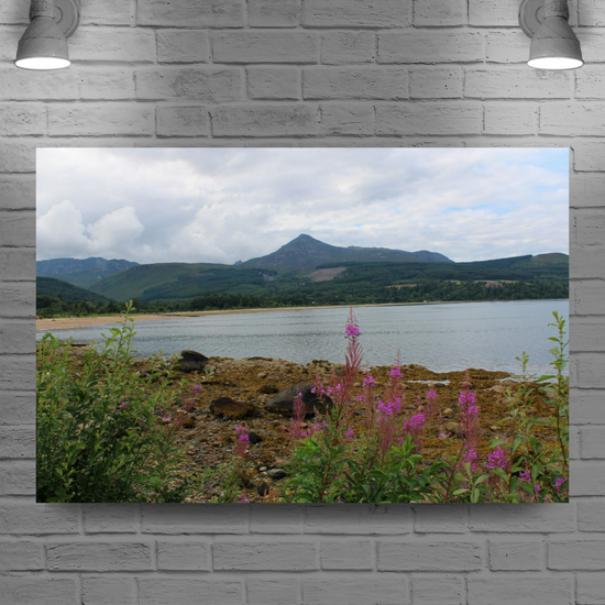 Canvas Art. Scottish Landscapes & Seascapes. Brodick. Goatfell Mountain. Isle of Arran. Scotland.