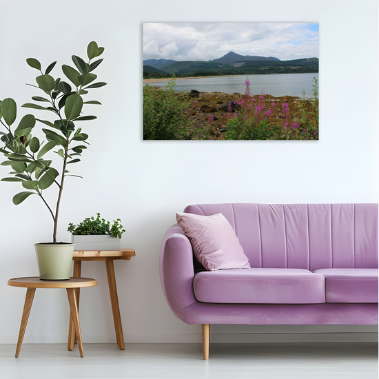 Canvas Art. Scottish Landscapes & Seascapes. Brodick. Goatfell Mountain. Isle of Arran. Scotland.