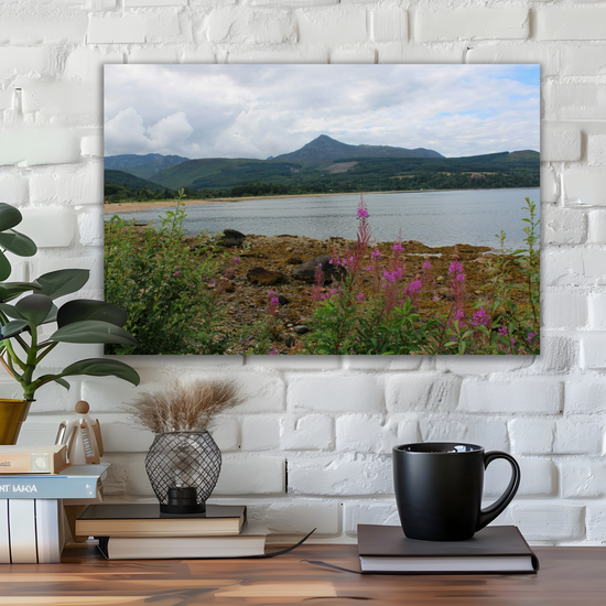 Canvas Art. Scottish Landscapes & Seascapes. Brodick. Goatfell Mountain. Isle of Arran. Scotland.