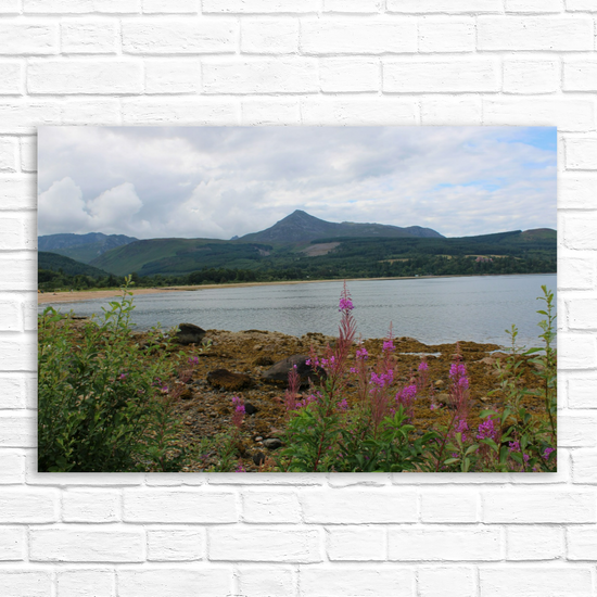 Canvas Art. Scottish Landscapes & Seascapes. Brodick. Goatfell Mountain. Isle of Arran. Scotland.