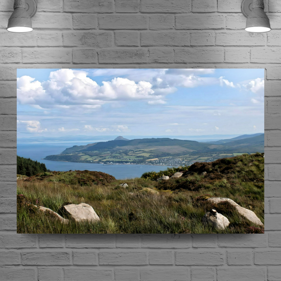 Canvas Art. Scottish Landscapes & Seascapes. Goatfell Mountain Trail. Isle of Arran. Scotland.