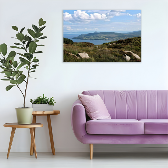 Canvas Art. Scottish Landscapes & Seascapes. Goatfell Mountain Trail. Isle of Arran. Scotland.