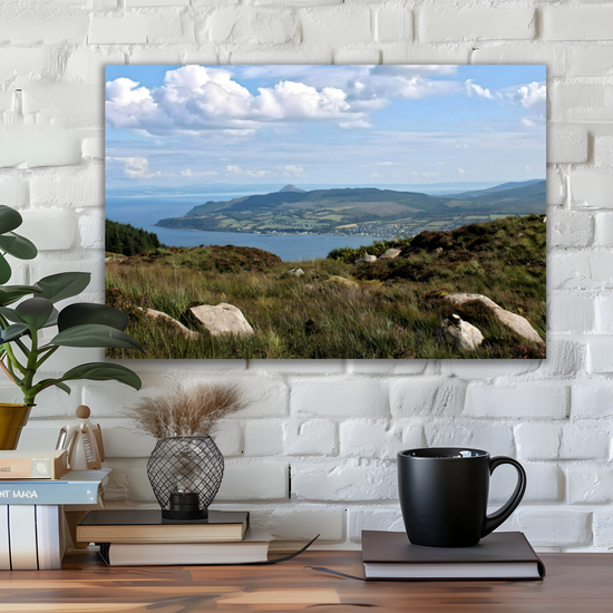Canvas Art. Scottish Landscapes & Seascapes. Goatfell Mountain Trail. Isle of Arran. Scotland.