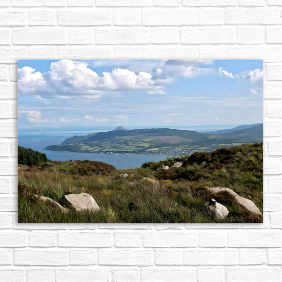 Canvas Art. Scottish Landscapes & Seascapes. Goatfell Mountain Trail. Isle of Arran. Scotland.