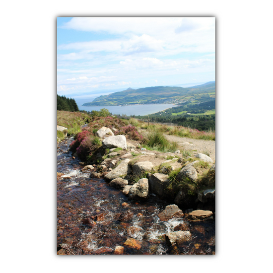 Canvas Art. Scottish Landscapes & Seascapes. Goatfell Mountain Trail. Isle of Arran. Scotland.