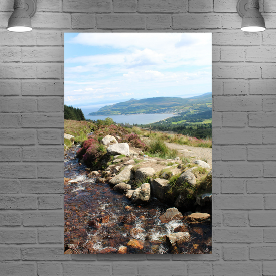 Canvas Art. Scottish Landscapes & Seascapes. Goatfell Mountain Trail. Isle of Arran. Scotland.