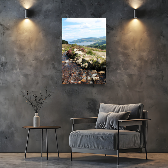 Canvas Art. Scottish Landscapes & Seascapes. Goatfell Mountain Trail. Isle of Arran. Scotland.