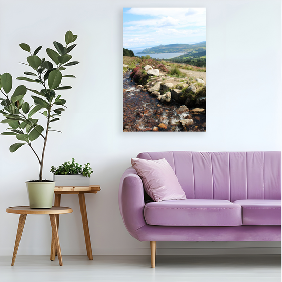 Canvas Art. Scottish Landscapes & Seascapes. Goatfell Mountain Trail. Isle of Arran. Scotland.