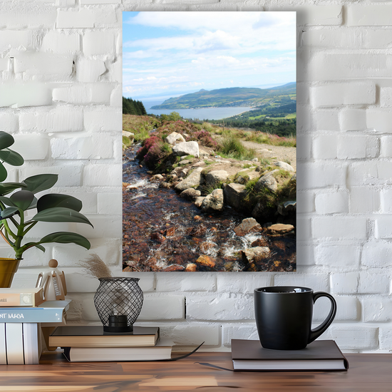 Canvas Art. Scottish Landscapes & Seascapes. Goatfell Mountain Trail. Isle of Arran. Scotland.