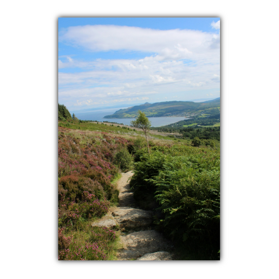 Canvas Art. Scottish Landscapes & Seascapes. Goatfell Mountain Trail. Isle of Arran. Scotland.