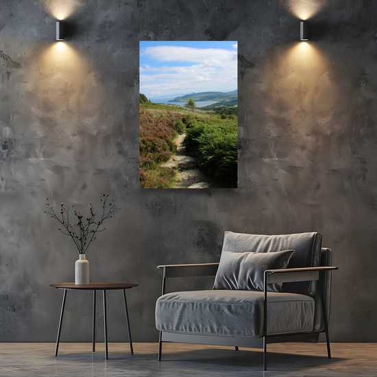 Canvas Art. Scottish Landscapes & Seascapes. Goatfell Mountain Trail. Isle of Arran. Scotland.