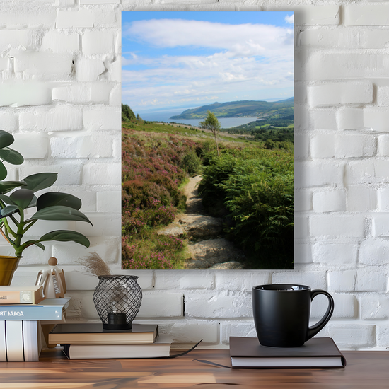 Canvas Art. Scottish Landscapes & Seascapes. Goatfell Mountain Trail. Isle of Arran. Scotland.