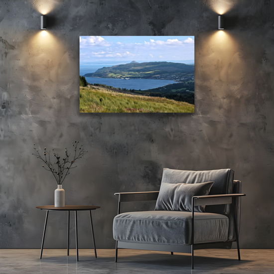 Canvas Art. Scottish Landscapes & Seascapes. Goatfell Mountain Trail.  Isle of Arran. Scotland.