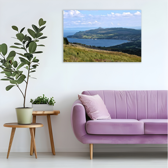 Canvas Art. Scottish Landscapes & Seascapes. Goatfell Mountain Trail.  Isle of Arran. Scotland.