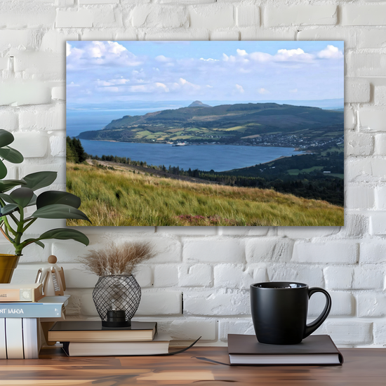 Canvas Art. Scottish Landscapes & Seascapes. Goatfell Mountain Trail.  Isle of Arran. Scotland.