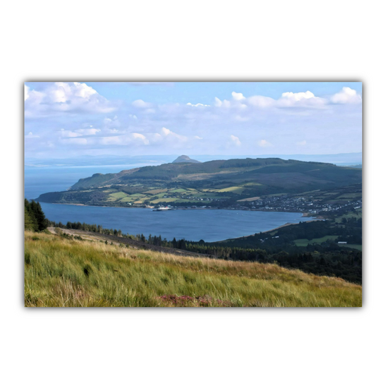 Canvas Art. Scottish Landscapes & Seascapes. Goatfell Mountain Trail.  Isle of Arran. Scotland.