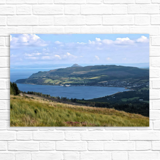 Canvas Art. Scottish Landscapes & Seascapes. Goatfell Mountain Trail.  Isle of Arran. Scotland.