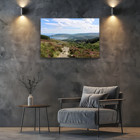 Canvas Art. Scottish Landscapes & Seascapes. Goatfell Mountain Trail. Isle of Arran. Scotland.