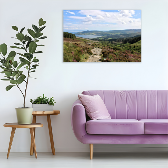 Canvas Art. Scottish Landscapes & Seascapes. Goatfell Mountain Trail. Isle of Arran. Scotland.