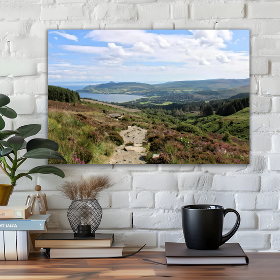 Canvas Art. Scottish Landscapes & Seascapes. Goatfell Mountain Trail. Isle of Arran. Scotland.