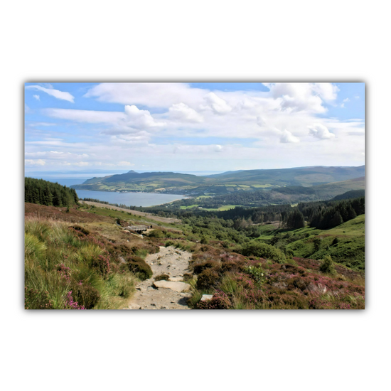 Canvas Art. Scottish Landscapes & Seascapes. Goatfell Mountain Trail. Isle of Arran. Scotland.