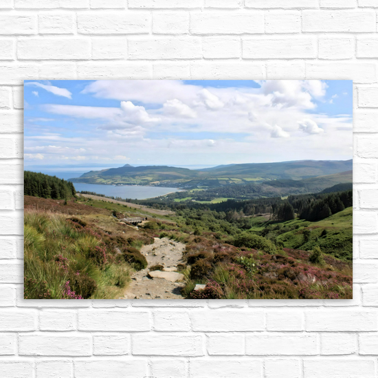Canvas Art. Scottish Landscapes & Seascapes. Goatfell Mountain Trail. Isle of Arran. Scotland.