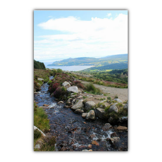 Canvas Art. Scottish Landscapes & Seascapes. Goatfell Mountain Trail. Isle of Arran. Scotland.