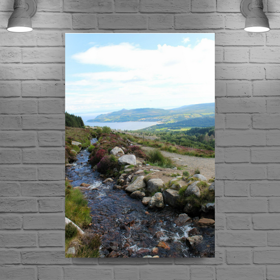 Canvas Art. Scottish Landscapes & Seascapes. Goatfell Mountain Trail. Isle of Arran. Scotland.