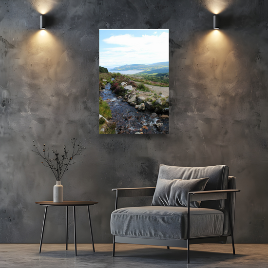 Canvas Art. Scottish Landscapes & Seascapes. Goatfell Mountain Trail. Isle of Arran. Scotland.