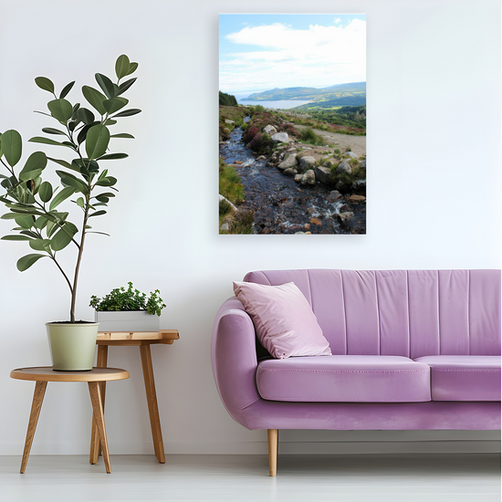 Canvas Art. Scottish Landscapes & Seascapes. Goatfell Mountain Trail. Isle of Arran. Scotland.