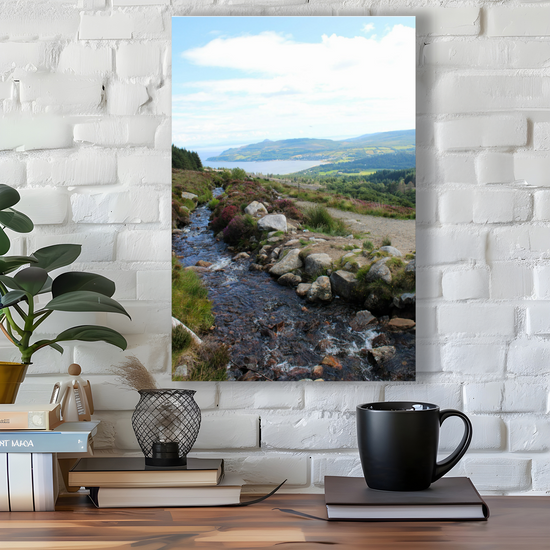 Canvas Art. Scottish Landscapes & Seascapes. Goatfell Mountain Trail. Isle of Arran. Scotland.