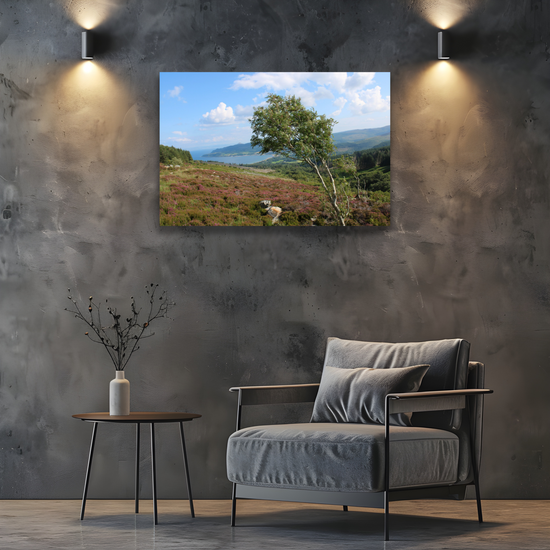 Canvas Art. Scottish Landscapes & Seascapes. Goatfell Mountain Trail. Isle of Arran. Scotland.