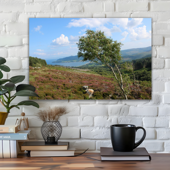 Canvas Art. Scottish Landscapes & Seascapes. Goatfell Mountain Trail. Isle of Arran. Scotland.