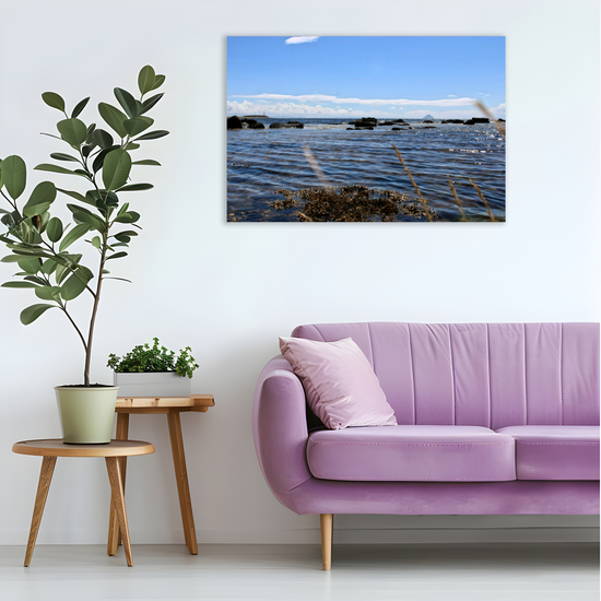 Canvas Art. Scottish Landscapes & Seascapes. Kildonan Beach. Ailsa Craig. Isle of Arran. Scotland.