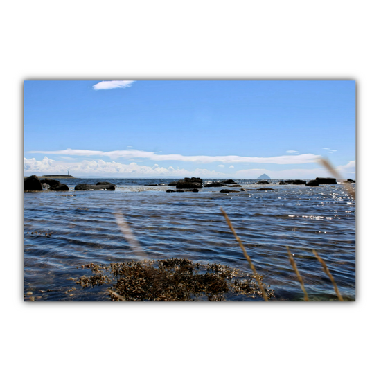 Canvas Art. Scottish Landscapes & Seascapes. Kildonan Beach. Ailsa Craig. Isle of Arran. Scotland.