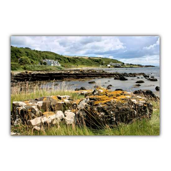 Canvas Art. Scottish Landscapes & Seascapes. Kildonan Beach. Isle of Arran. Scotland.