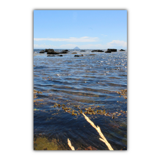 Canvas Art. Scottish Landscapes & Seascapes. Kildonan Beach. Ailsa Craig. Isle of Arran. Scotland.
