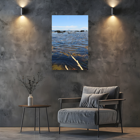 Canvas Art. Scottish Landscapes & Seascapes. Kildonan Beach. Ailsa Craig. Isle of Arran. Scotland.
